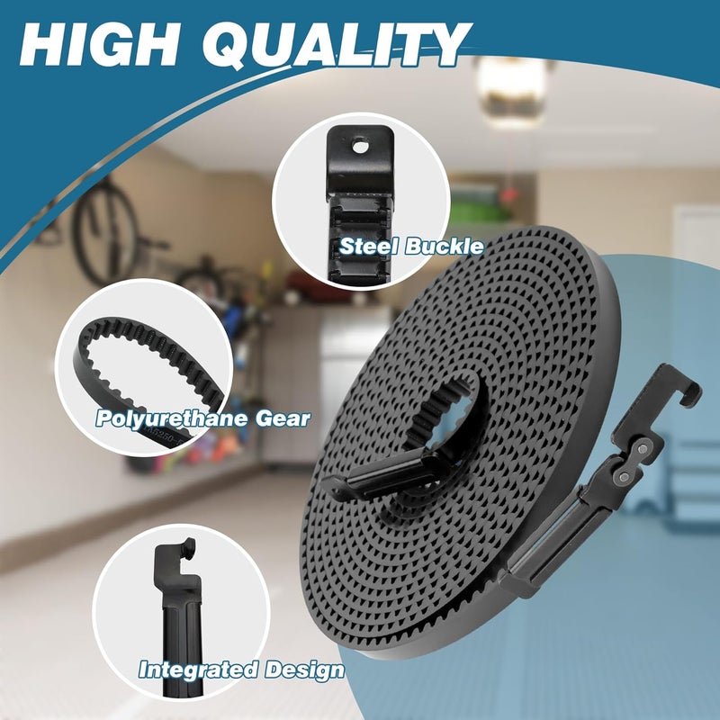 PETOX 41A5434-11A Drive Belt for 7ft High Garage Doors, 234'' Garage Door Openers Belt 41A5434-11A, Replacement Belt Compatible with Chamberlain/LiftMaster/Sentex/Whisper Belt Drive Garage Door Opener - Image 2